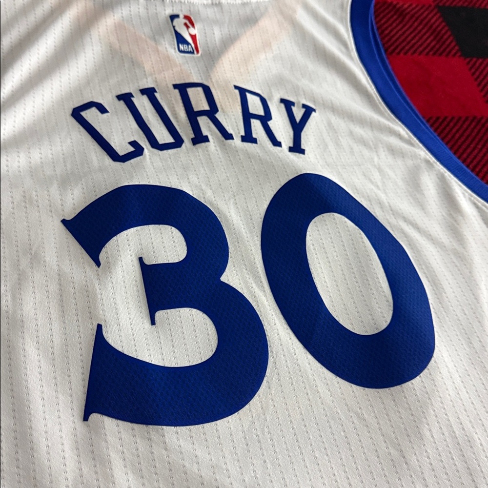 Golden State Warriors #30 Steph Curry 2016 Vintage NBA Adidas Swingman Jersey - Picture 8 of 9